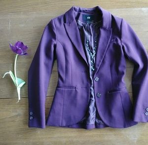 H&M purple blazer